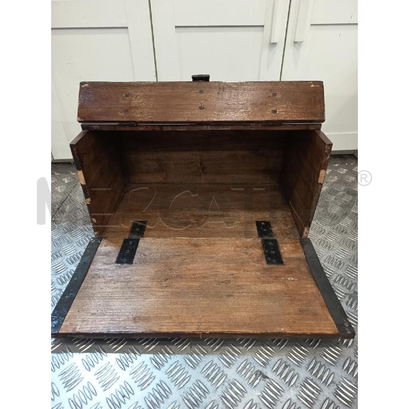 BAULETTO LEGNO SCURO DOPPIA APERTURA | Mercatino dell'Usato Roma rebibbia 3