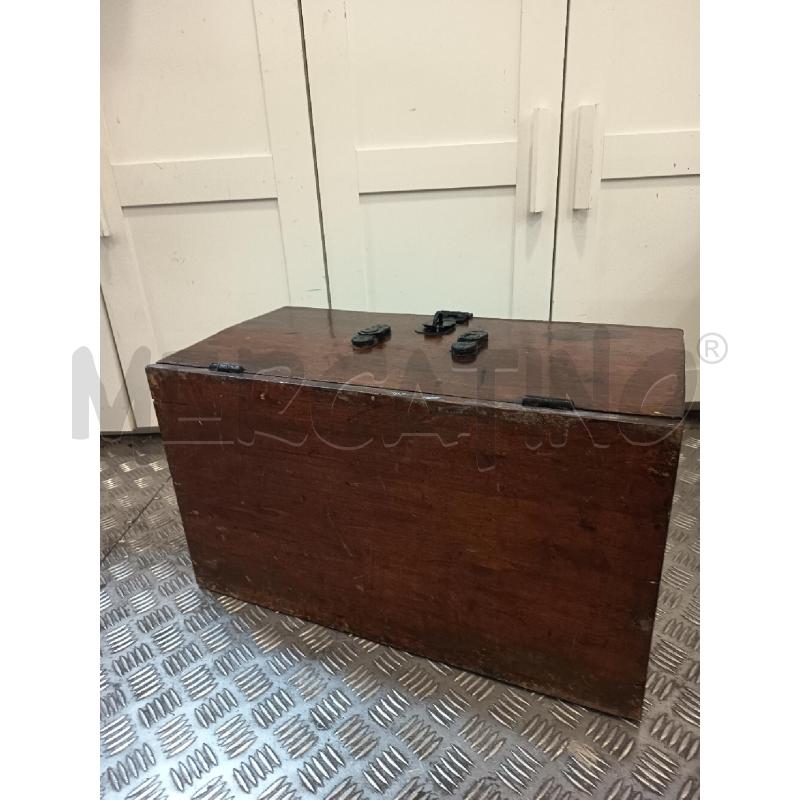 BAULETTO LEGNO SCURO DOPPIA APERTURA | Mercatino dell'Usato Roma rebibbia 4