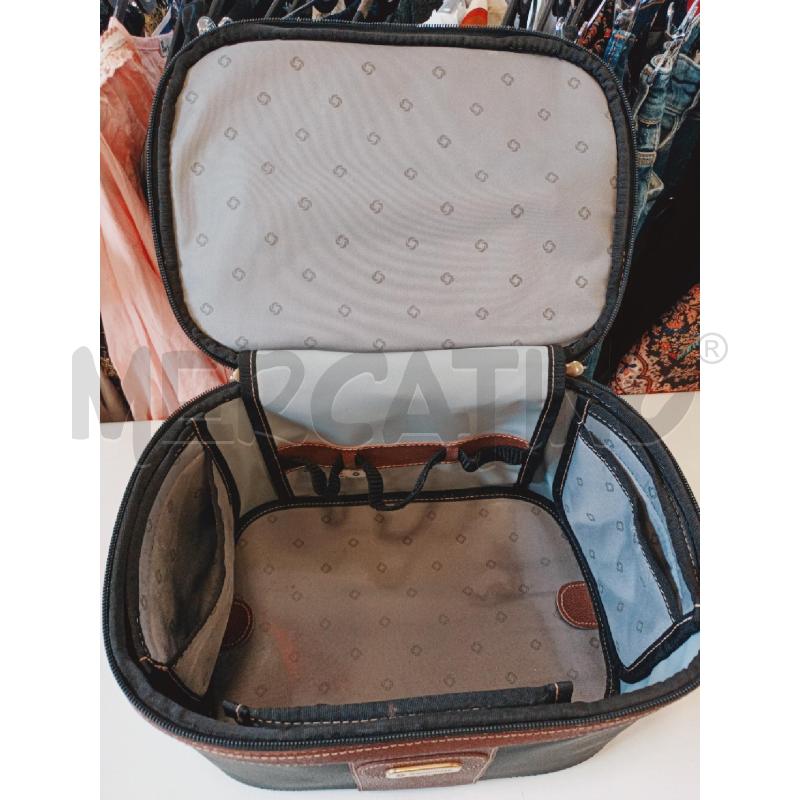 BEAUTY CASE SAMSONITE PELLE MAR STOFFA BLU | Mercatino dell'Usato Roma rebibbia 3