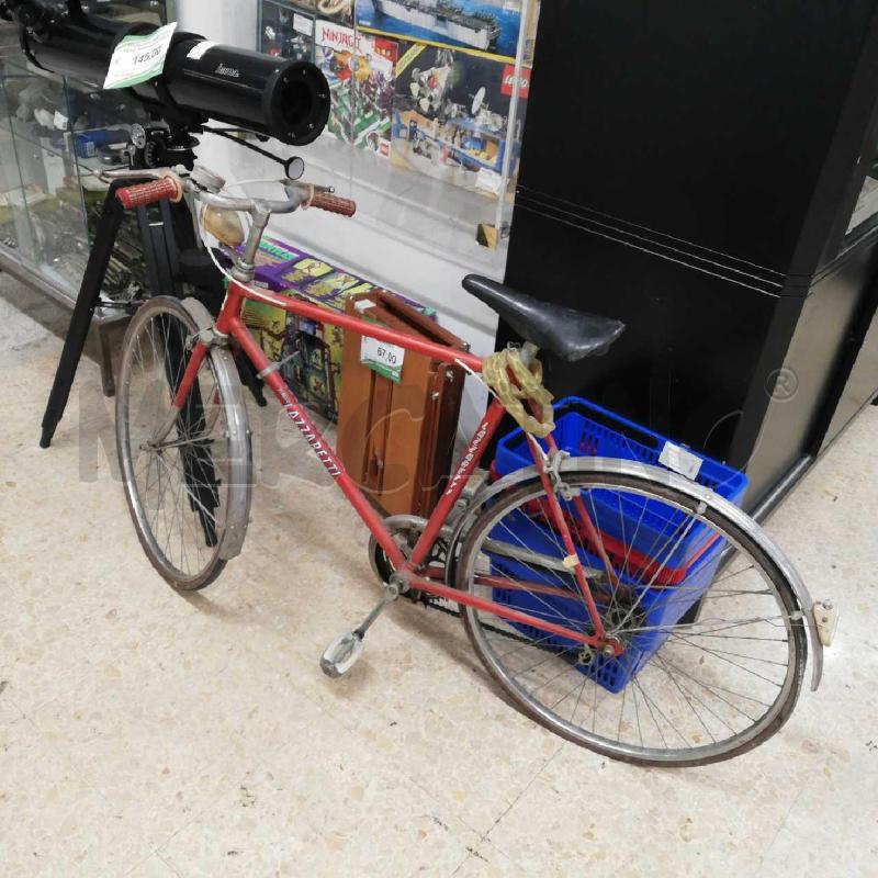 BICI ROMOLO LAZZARETTI ROSSA DA REVISIONARE | Mercatino dell'Usato Roma rebibbia 1