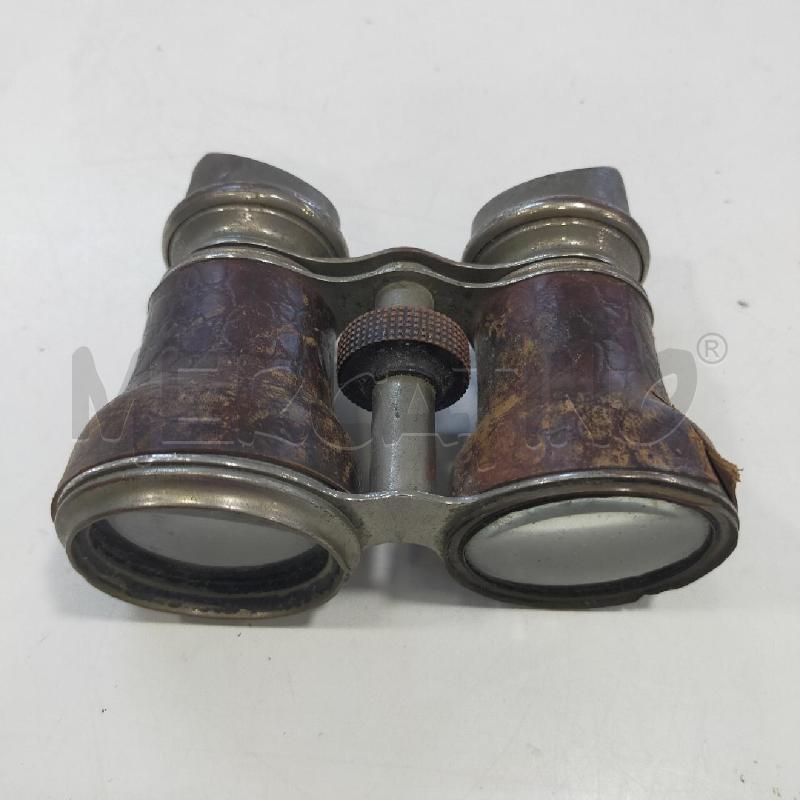 BINOCOLO VINTAGE MET CROMO CUOIO DA RIV | Mercatino dell'Usato Roma rebibbia 1