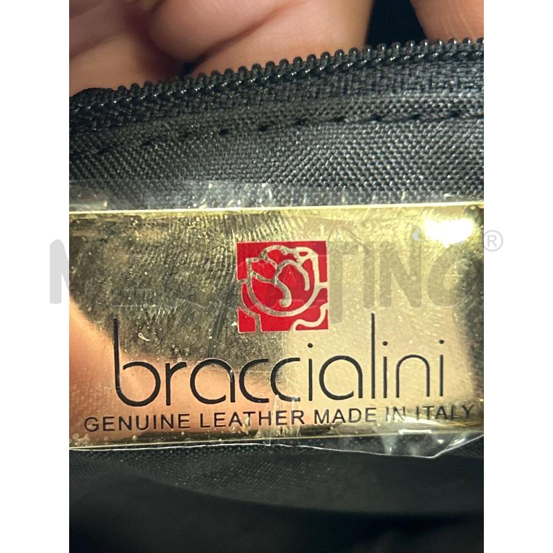 BORSA DONNA BRACCIALINI CAMOSCIO VERDE/BLU ANIMALE TRATTEGG | Mercatino dell'Usato Roma rebibbia 3