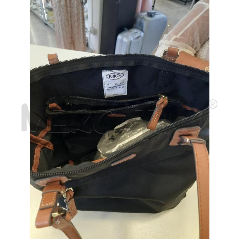 BORSA DONNA BRIC'S NERA STOFFA | Mercatino dell'Usato Roma rebibbia 4