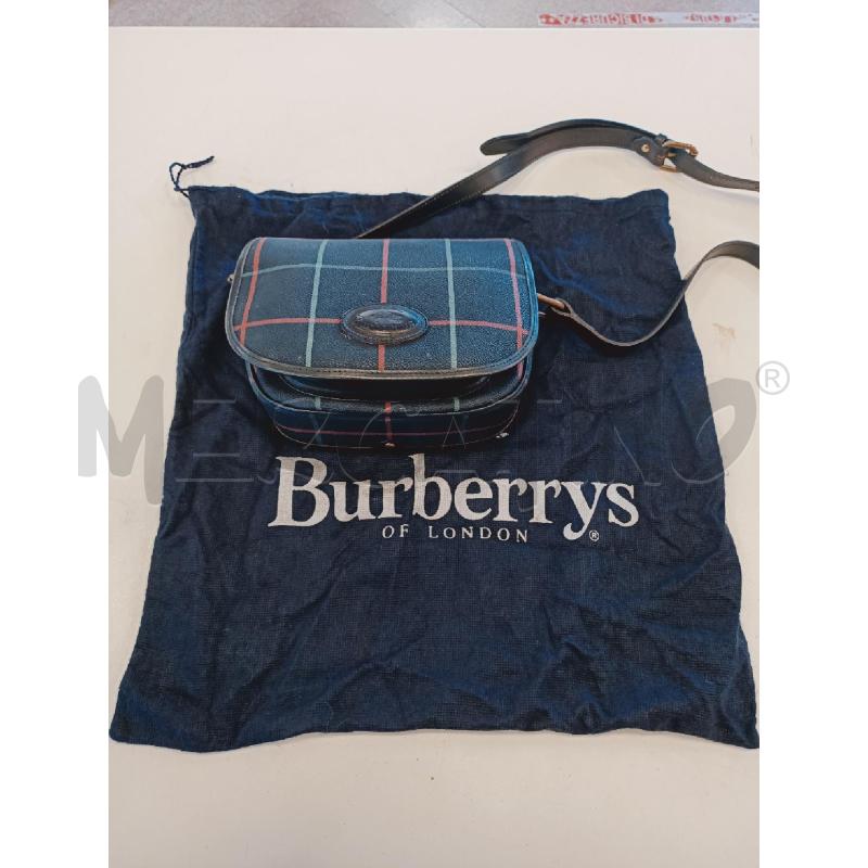 BORSA DONNA BURBERRYS BLU DA RIV. | Mercatino dell'Usato Roma rebibbia 1