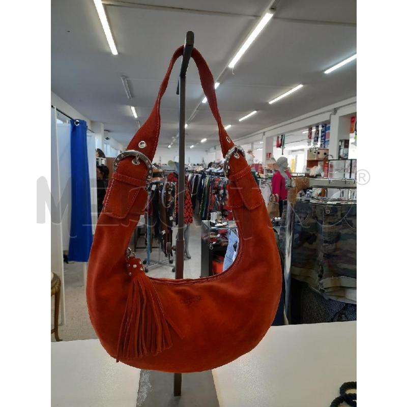 BORSA DONNA CARPISA ARANCIONE SCAMOSIATA  | Mercatino dell'Usato Roma rebibbia 1
