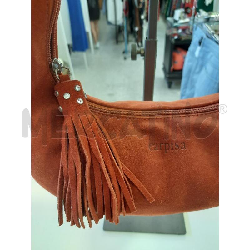 BORSA DONNA CARPISA ARANCIONE SCAMOSIATA  | Mercatino dell'Usato Roma rebibbia 2