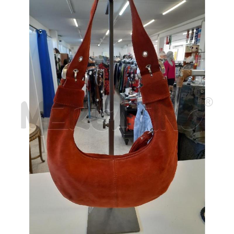 BORSA DONNA CARPISA ARANCIONE SCAMOSIATA  | Mercatino dell'Usato Roma rebibbia 3