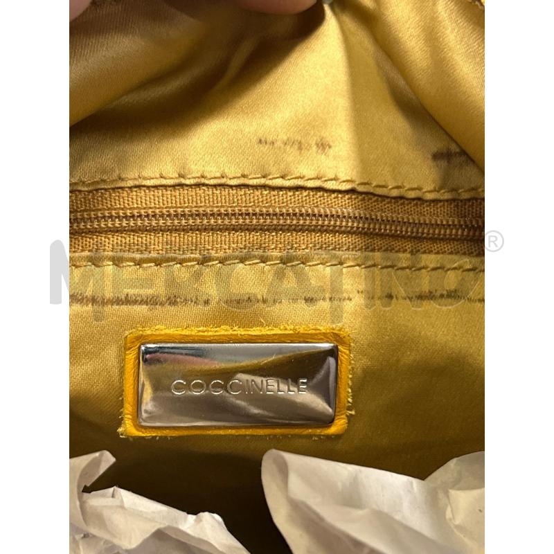 BORSA DONNA COCCINELLE GIALLA  | Mercatino dell'Usato Roma rebibbia 4