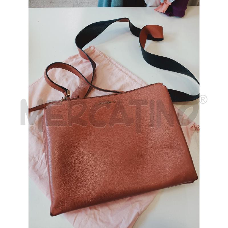 BORSA DONNA COCCINELLE ROSA ANTICO | Mercatino dell'Usato Roma rebibbia 3