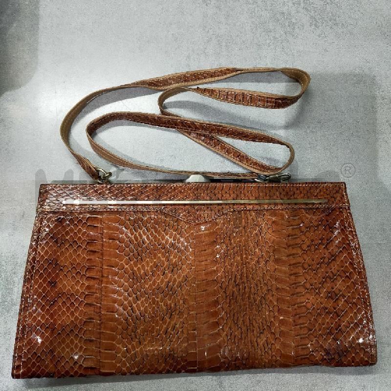 BORSA DONNA DA RIV INTERNO FUORI PELLE RETTILE | Mercatino dell'Usato Roma rebibbia 1