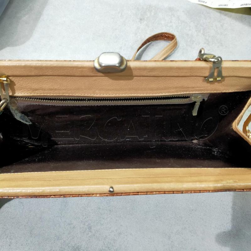 BORSA DONNA DA RIV INTERNO FUORI PELLE RETTILE | Mercatino dell'Usato Roma rebibbia 4
