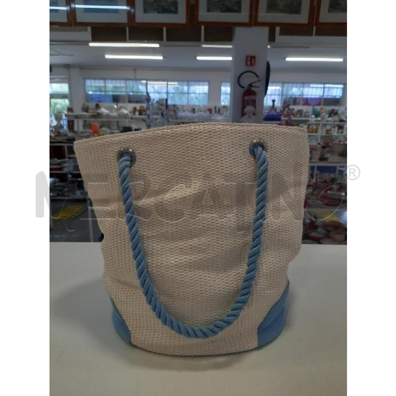 BORSA DONNA DOLCE&GABBANA LIGHT BLUE  BIANCA CELESTE PAGLIA | Mercatino dell'Usato Roma rebibbia 3