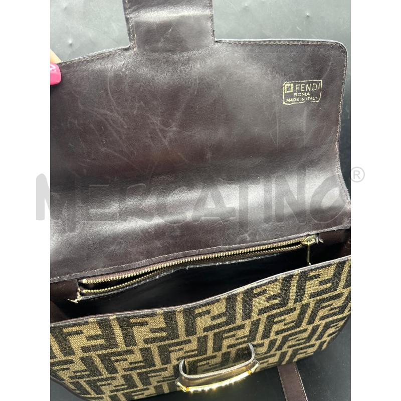 BORSA DONNA FENDI MONOGRAM/PELLE VINTAGE MISURA 26X19CM DA RIV | Mercatino dell'Usato Roma rebibbia 3