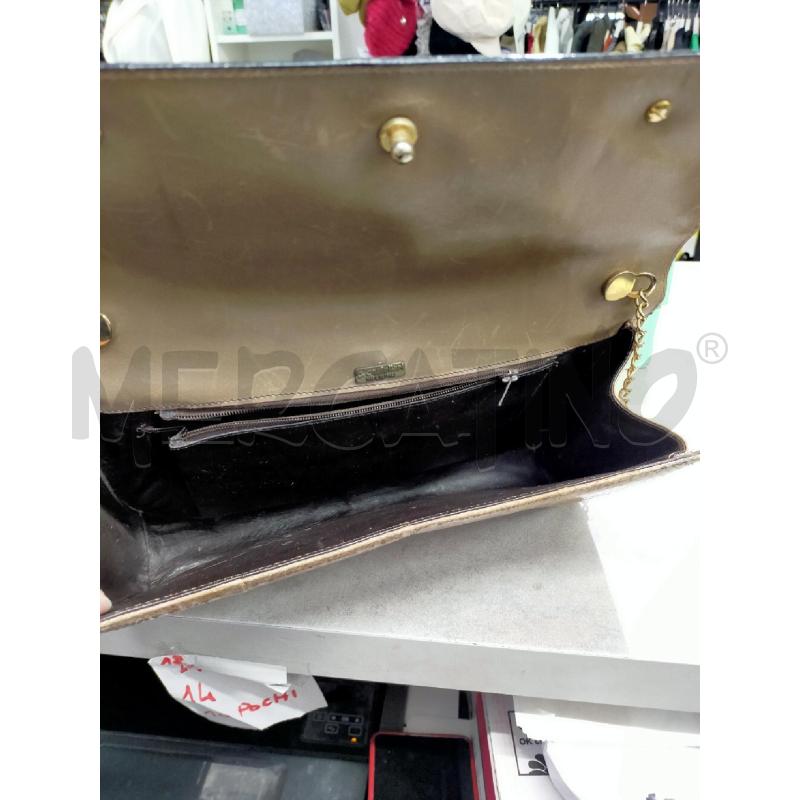 BORSA DONNA G.CASTELLARI VERO RETTILE CHIARA+ACC SPECCHIO  | Mercatino dell'Usato Roma rebibbia 3