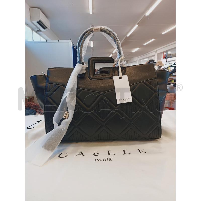 BORSA DONNA GAELLE NERA CARTELLINATA  | Mercatino dell'Usato Roma rebibbia 1