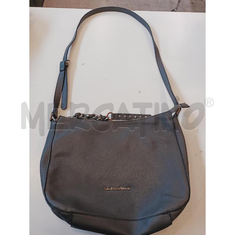 BORSA DONNA GIAN MARCO VENTURI GRIGIA  | Mercatino dell'Usato Roma rebibbia 1
