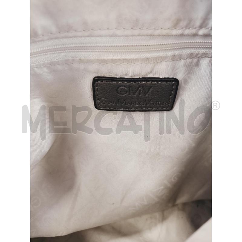 BORSA DONNA GIAN MARCO VENTURI GRIGIA  | Mercatino dell'Usato Roma rebibbia 3