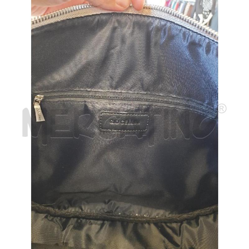 BORSA DONNA GIO CELLINI BEIGE SCAMOSCIATA FRANGE | Mercatino dell'Usato Roma rebibbia 3