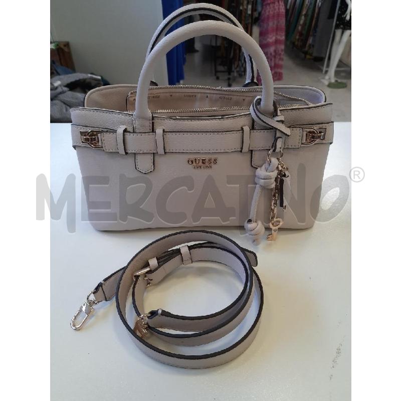 BORSA DONNA GUESS GREGORIA  BAULETTO BIANCA | Mercatino dell'Usato Roma rebibbia 4
