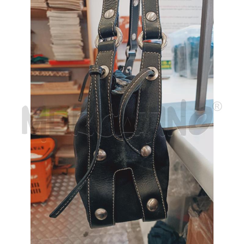 BORSA DONNA HOGAN NERA BORCHIE CERCHI  | Mercatino dell'Usato Roma rebibbia 3