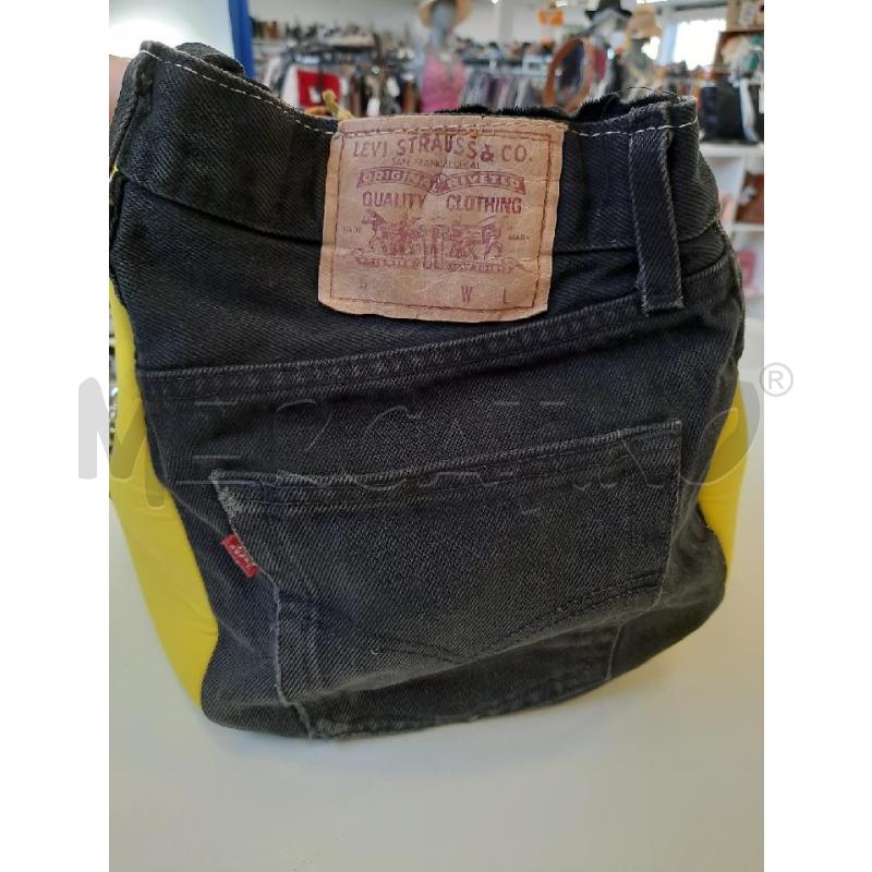 BORSA DONNA LEVIS GIALLA E JEANS SCURI CATENA | Mercatino dell'Usato Roma rebibbia 3