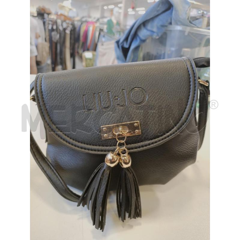 BORSA DONNA LIU-JO NERA FRANGE | Mercatino dell'Usato Roma rebibbia 2