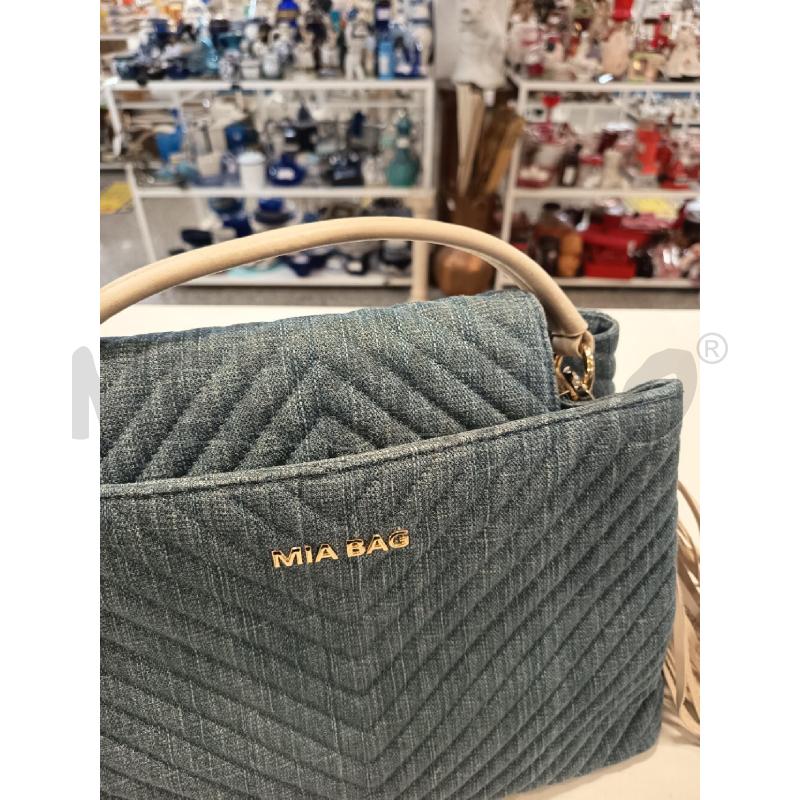 BORSA DONNA MIA BAG JEANS FRANGE BEIGE | Mercatino dell'Usato Roma rebibbia 3