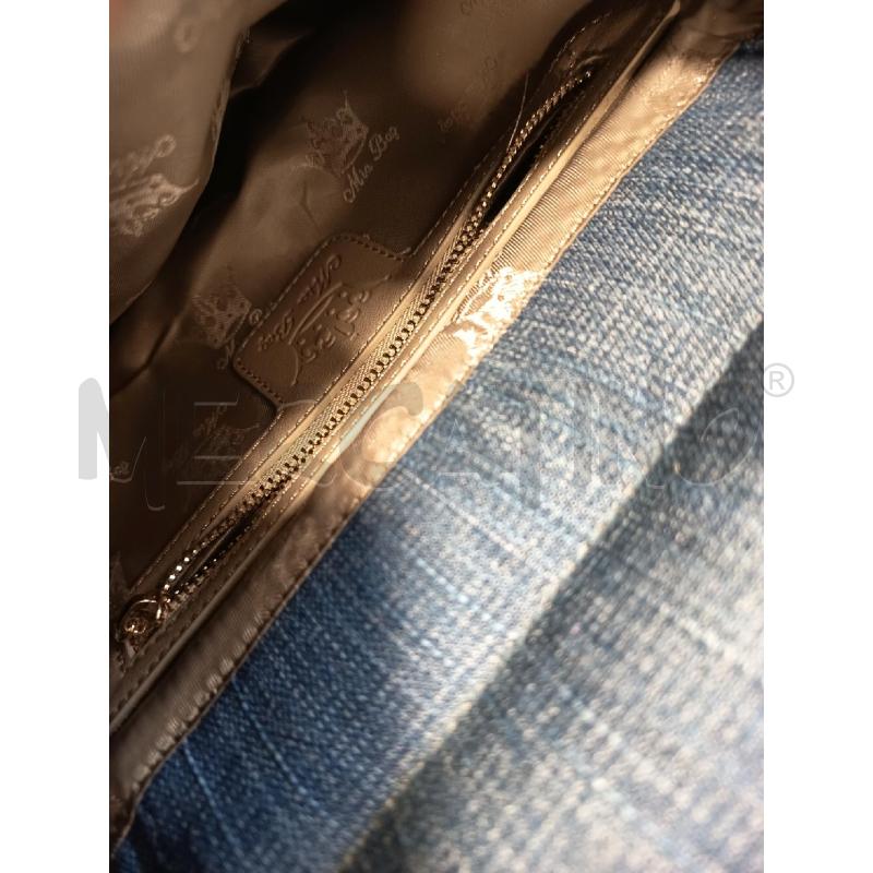 BORSA DONNA MIA BAG JEANS FRANGE BEIGE | Mercatino dell'Usato Roma rebibbia 5