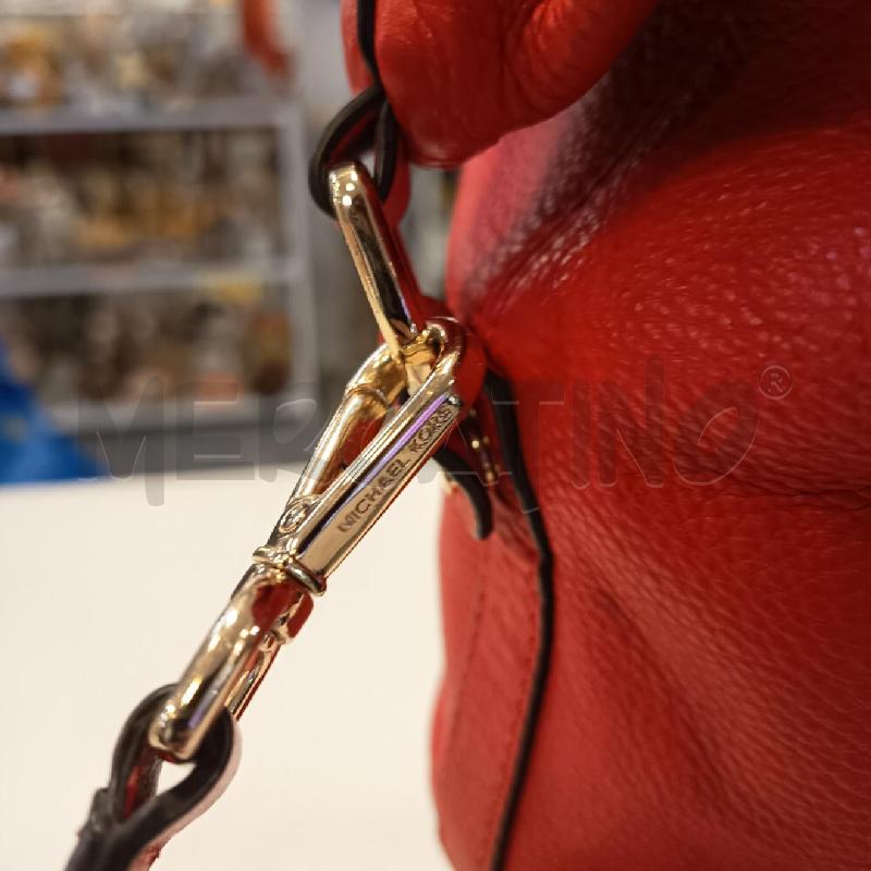 BORSA DONNA MICHAEL KORS ROSSO CORALLO | Mercatino dell'Usato Roma rebibbia 4