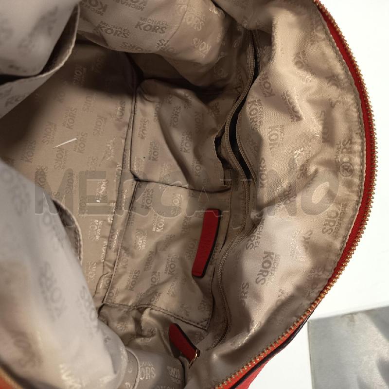 BORSA DONNA MICHAEL KORS ROSSO CORALLO | Mercatino dell'Usato Roma rebibbia 5