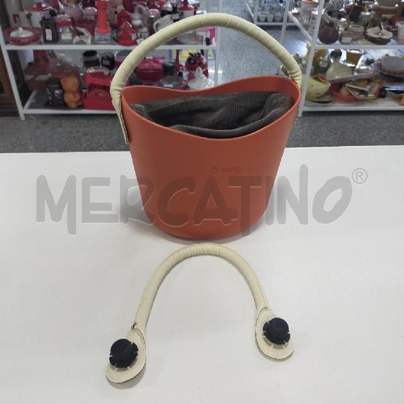 BORSA DONNA OBAG SECCHIALLO ARANCIONE MANICO RICAMBIO | Mercatino dell'Usato Roma rebibbia 1