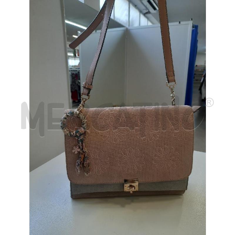 BORSA DONNA PARFOIS STOFFA ROSA GR | Mercatino dell'Usato Roma rebibbia 1