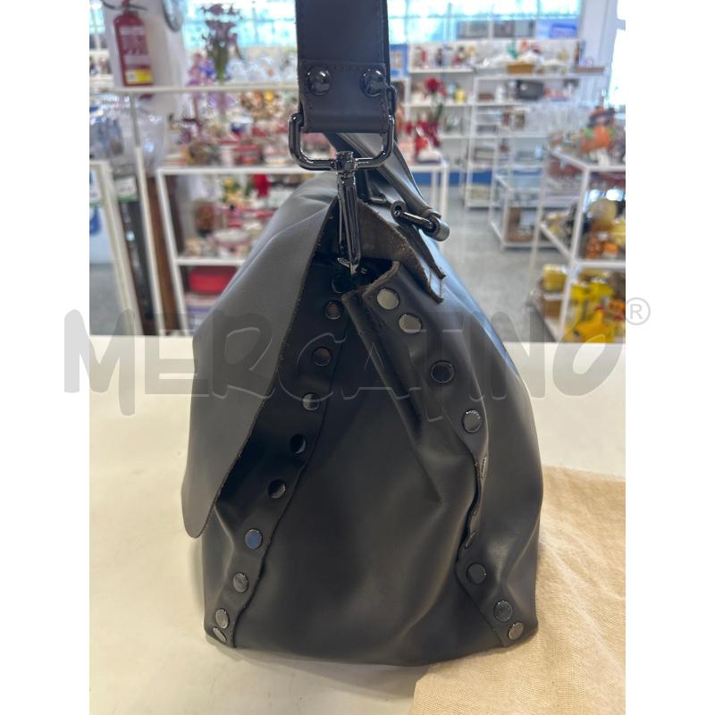 BORSA DONNA POSTINA ZANELLATO MARRONE SCURO | Mercatino dell'Usato Roma rebibbia 2