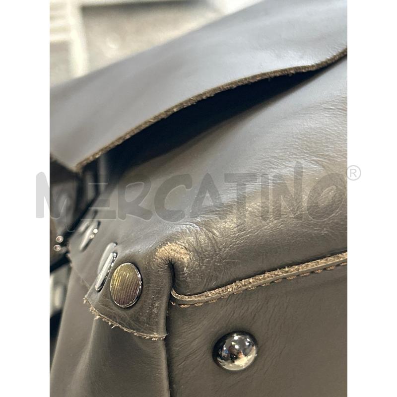 BORSA DONNA POSTINA ZANELLATO MARRONE SCURO | Mercatino dell'Usato Roma rebibbia 4