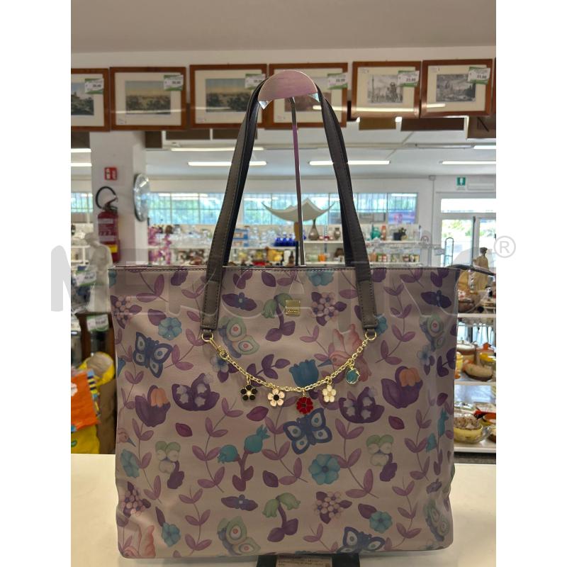 BORSA DONNA THUN DISEGNI FARFALLE FIORI | Mercatino dell'Usato Roma rebibbia 1