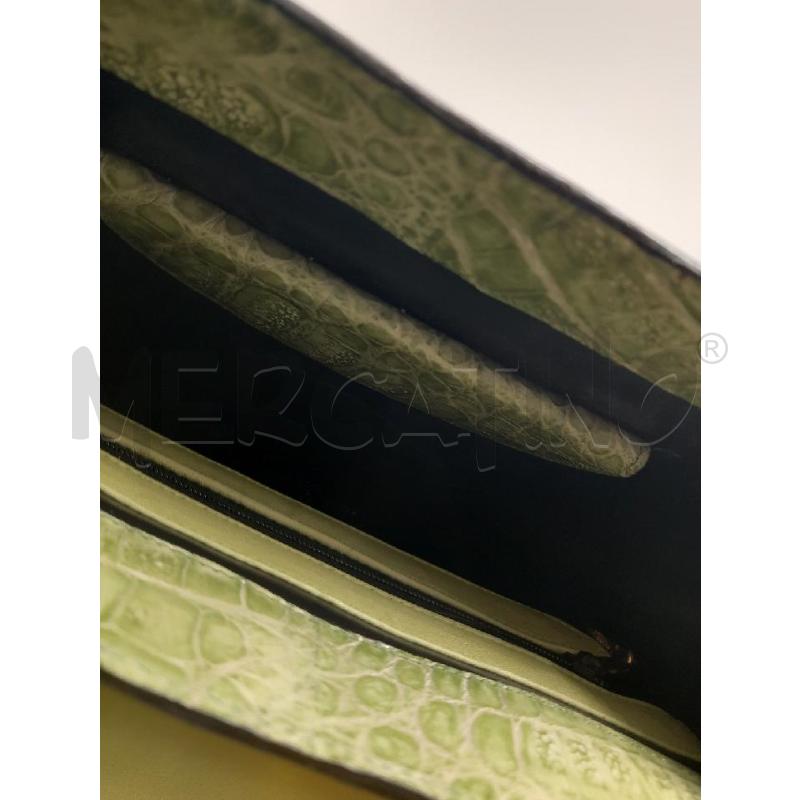 BORSA DONNA VINTAGE ANNI 70 VERDE COCCO | Mercatino dell'Usato Roma rebibbia 3