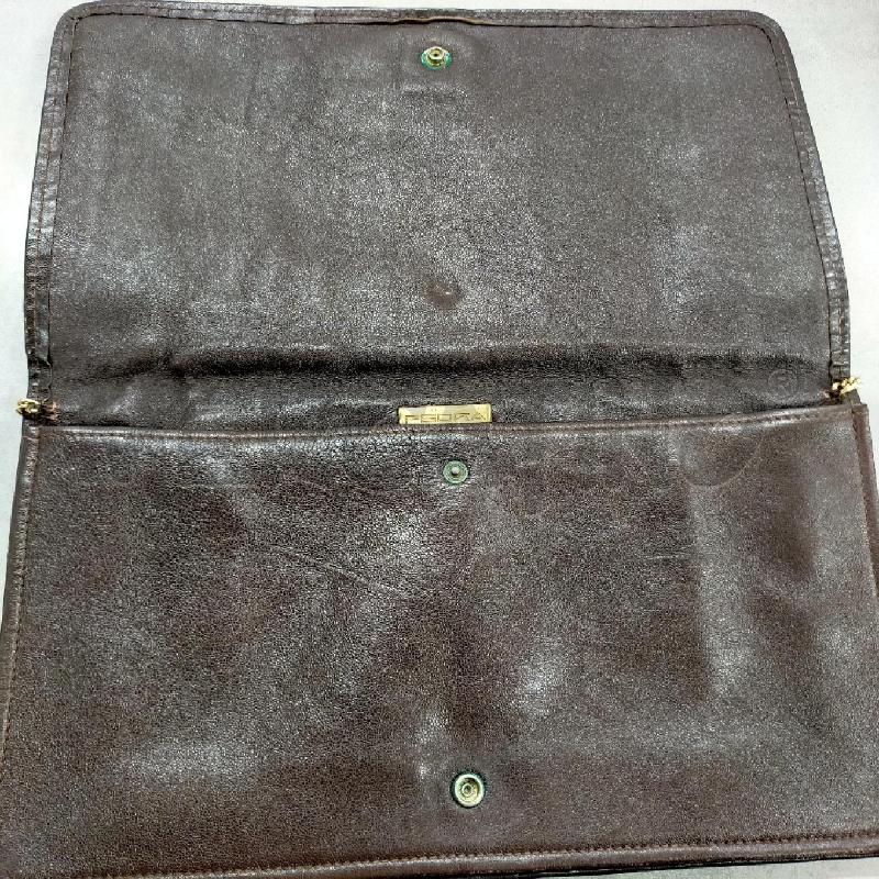 BORSA DONNA VINTAGE FEDRA VERA PELLE CATENINA DORATA | Mercatino dell'Usato Roma rebibbia 2