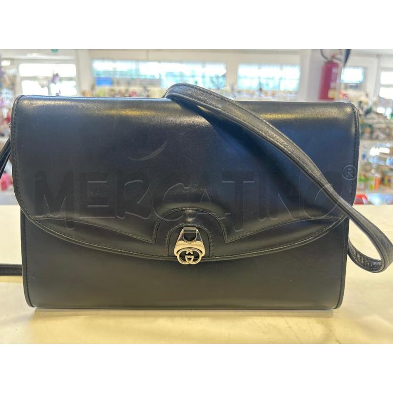 BORSA DONNA VINTAGE GUCCI NERA TRACOLLA NON ORIGINALE  | Mercatino dell'Usato Roma rebibbia 1