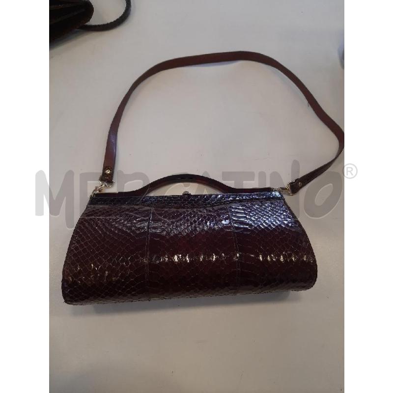 BORSA DONNA VINTAGE  MARRONE 1M | Mercatino dell'Usato Roma rebibbia 2