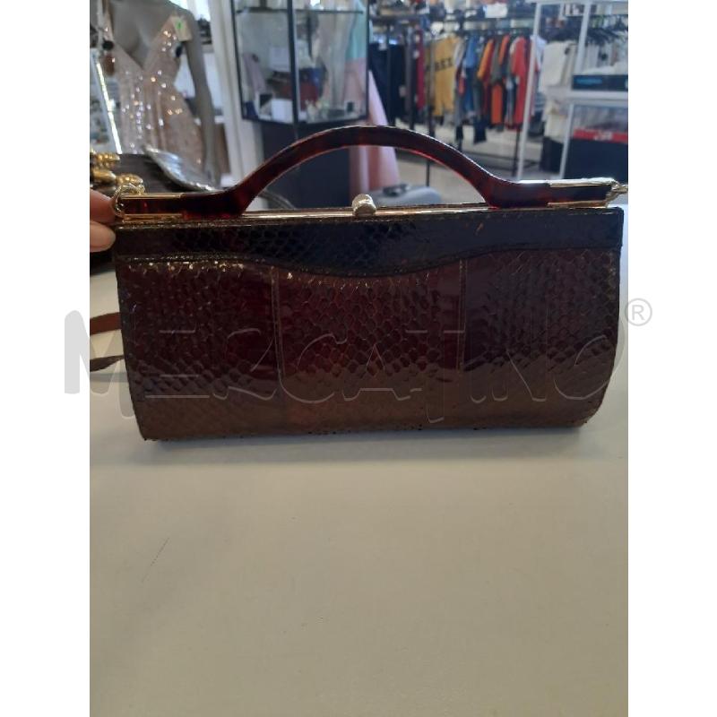 BORSA DONNA VINTAGE  MARRONE 1M | Mercatino dell'Usato Roma rebibbia 3