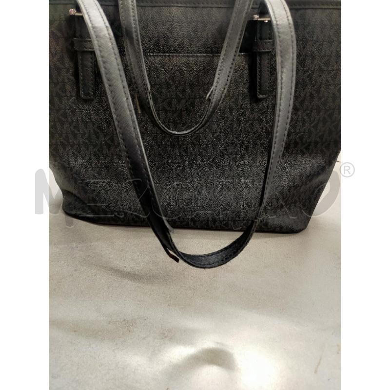 BORSA MICHAEL KORS GRIGIO RIGHE BIANCHE GR  | Mercatino dell'Usato Roma rebibbia 3