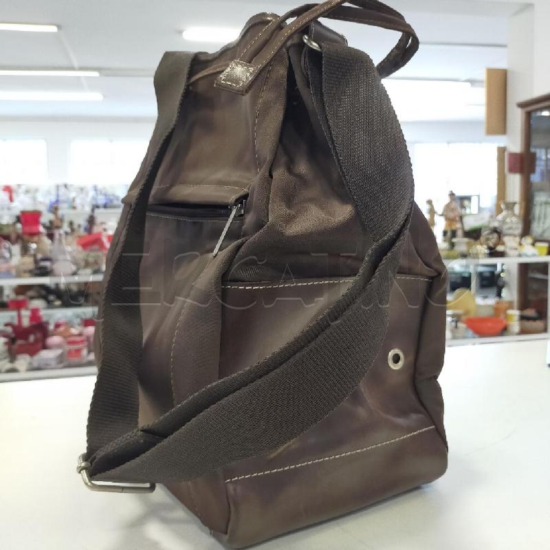 BORSA TRACOLLA RONCATO MORBIDA TESSUTO/PELLE MARRONE S | Mercatino dell'Usato Roma rebibbia 2