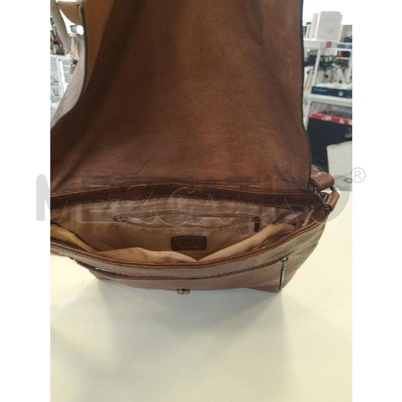BORSA UOMO ENRICO COVERI PELLE MARRONE | Mercatino dell'Usato Roma rebibbia 3