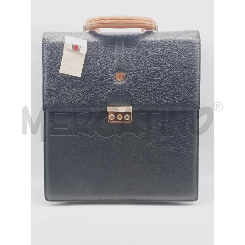 BORSA UOMO UNGARO NERA FIBBIA DORATA  ETICHETTA | Mercatino dell'Usato Roma rebibbia 1