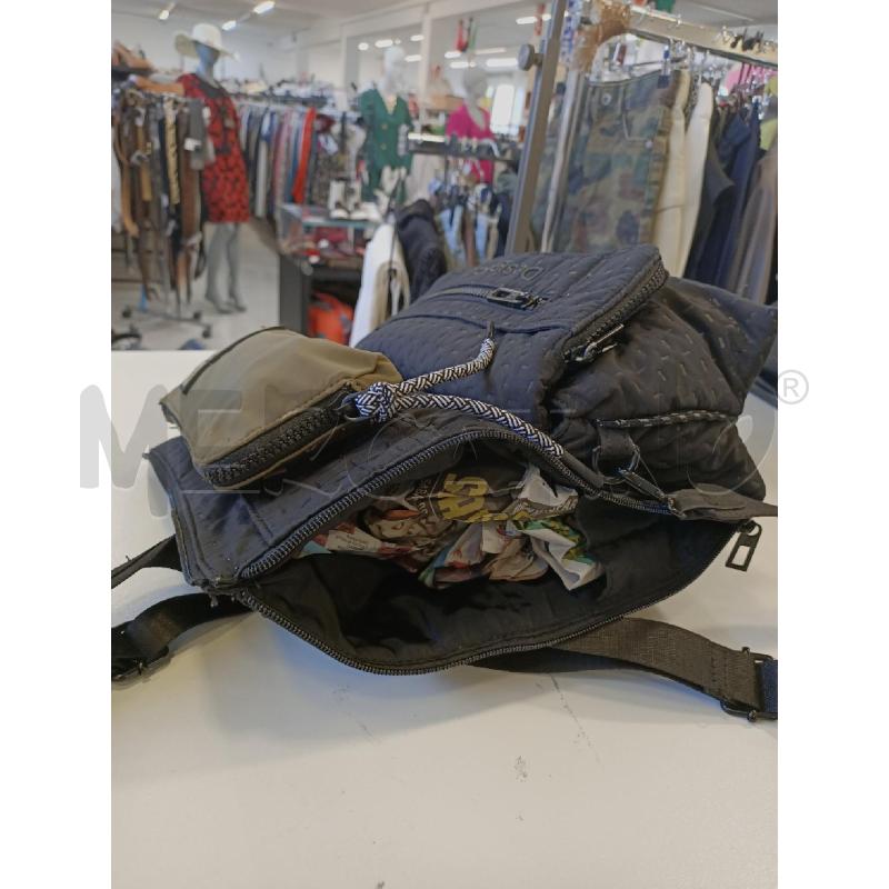 BORSA ZAINO DONNA DESIGUAL NERA TASCA VERDE  | Mercatino dell'Usato Roma rebibbia 3