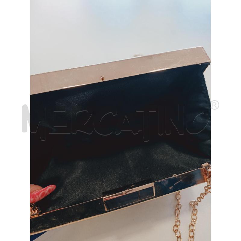 BORSETTA DONNA DORATA GLITTER DORATI/DETT SQUAMA | Mercatino dell'Usato Roma rebibbia 4