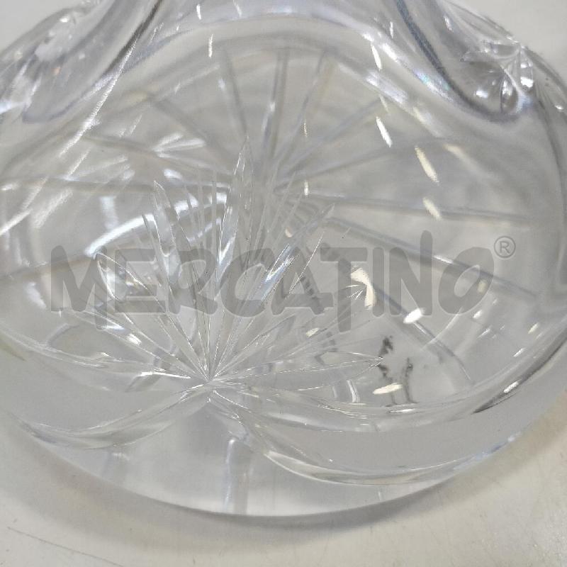 BOTTIGLIA CRISTALLO INCISO B PIATTA T SFERA | Mercatino dell'Usato Roma rebibbia 3