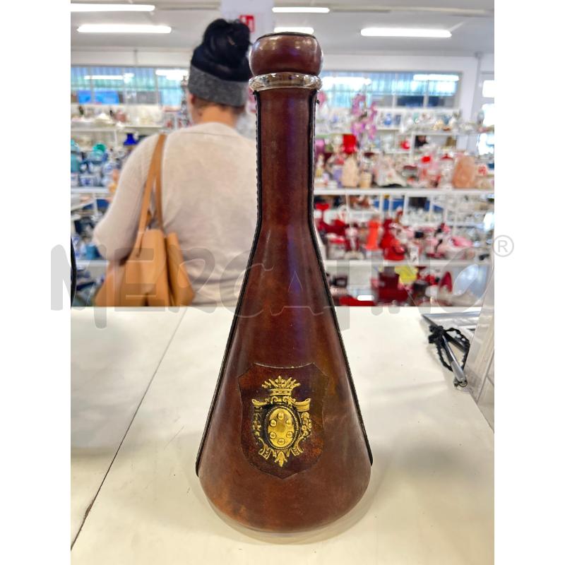 BOTTIGLIA CUOIO MARRONE | Mercatino dell'Usato Roma rebibbia 1