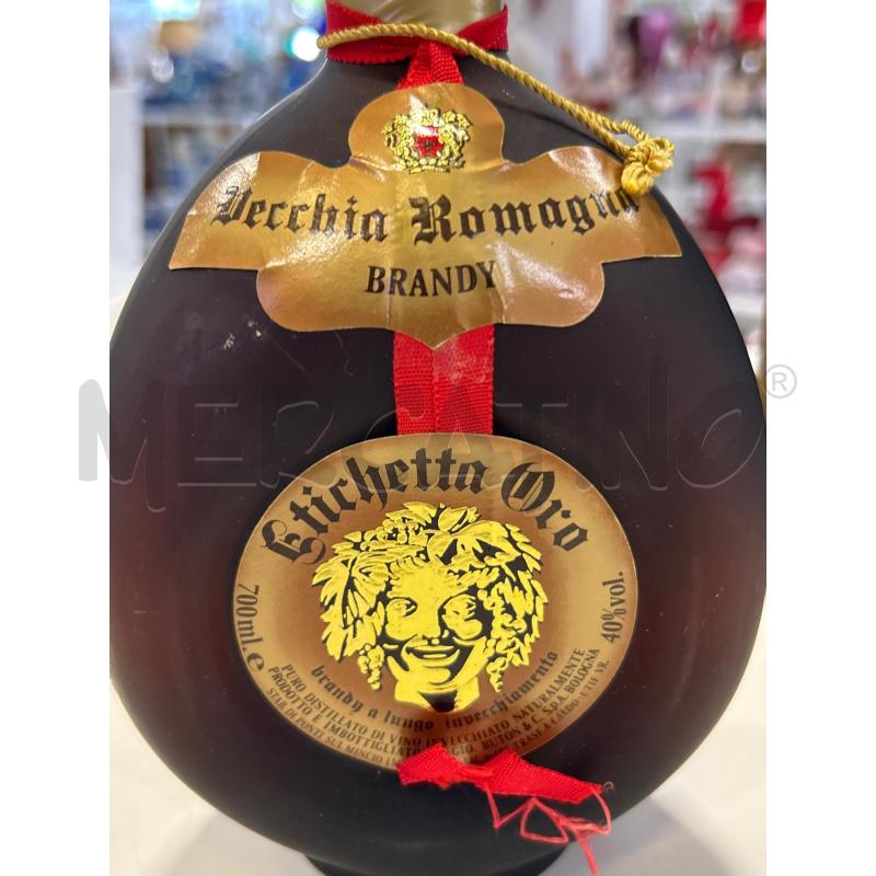 BOTTIGLIA VECCHIA ROMAGNA ETICHETTA ORO SCATOLA DA RIV | Mercatino dell'Usato Roma rebibbia 3