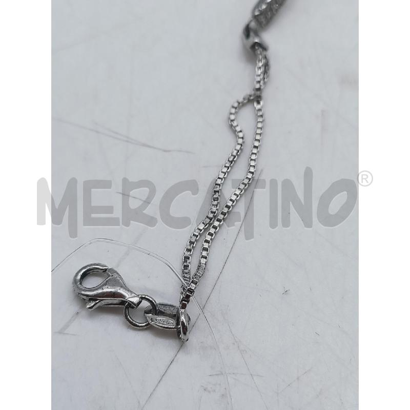 BRACCIALE ARG STRASS STECCA CENTRO VUOTO | Mercatino dell'Usato Roma rebibbia 3